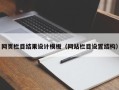 泗洪网页栏目结果设计模板（网站栏目设置结构）